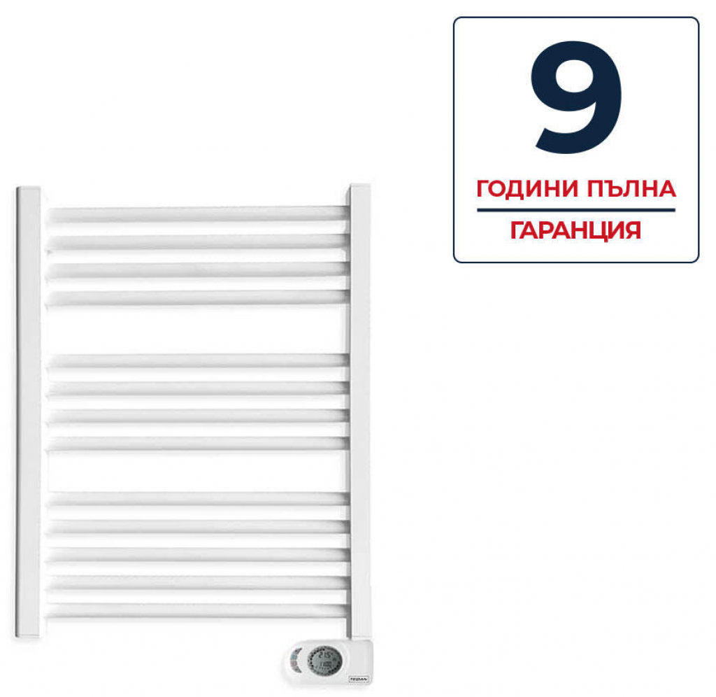 Електрическа лира за баня Tedan Noor 500W White